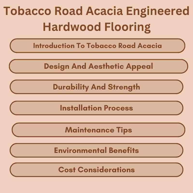 Tobacco Road Acacia Engineered Hardwood Flooring