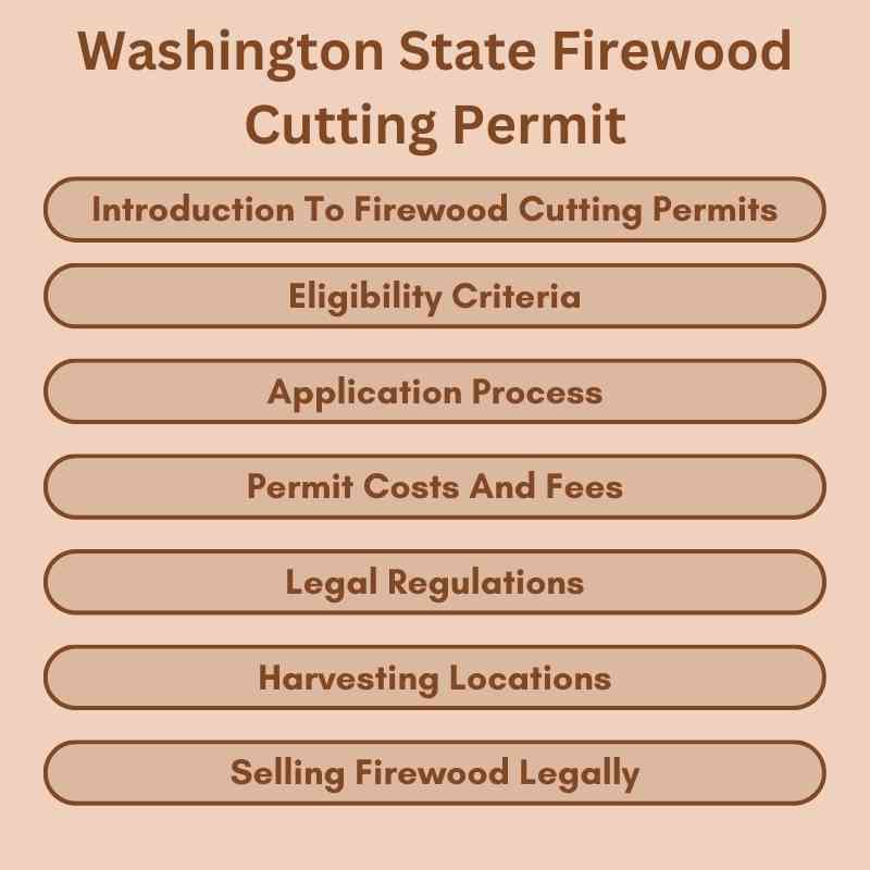 Washington State Firewood Cutting Permit
