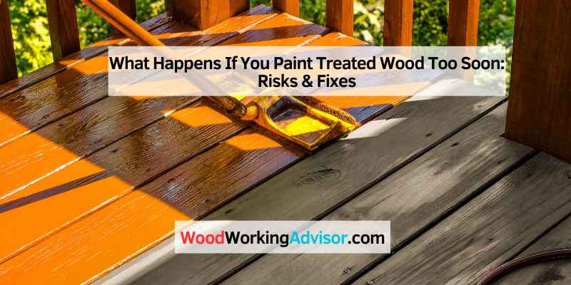 What Happens If You Paint Treated Wood Too Soon