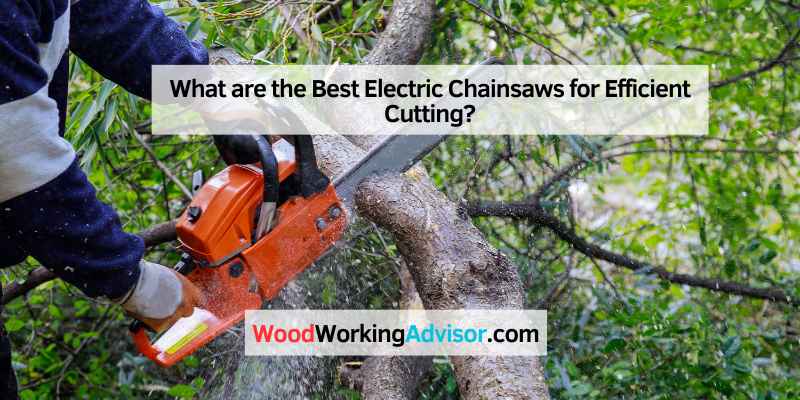 What are the Best Electric Chainsaws for Efficient Cutting