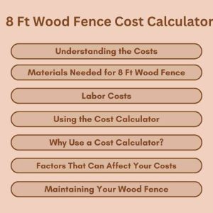 8 Ft Wood Fence Cost Calculator