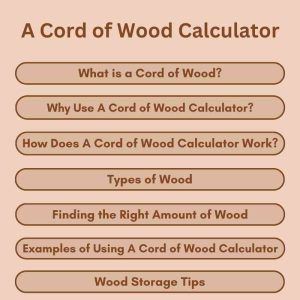 A Cord of Wood Calculator