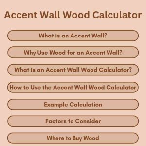 Accent Wall Wood Calculator