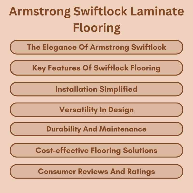 Armstrong Swiftlock Laminate Flooring