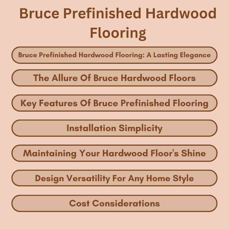 Bruce Prefinished Hardwood Flooring