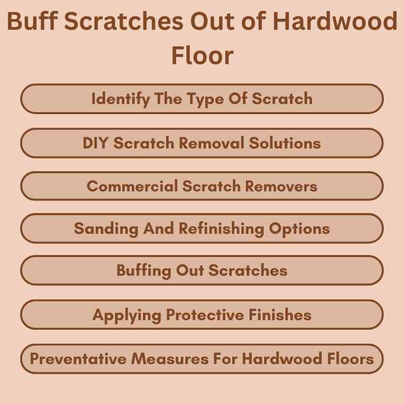 Buff Scratches Out of Hardwood Floor