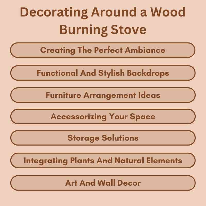 Decorating Around a Wood Burning Stove