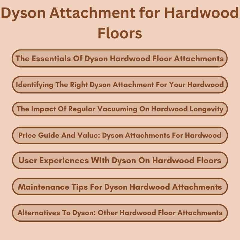 Dyson Attachment for Hardwood Floors