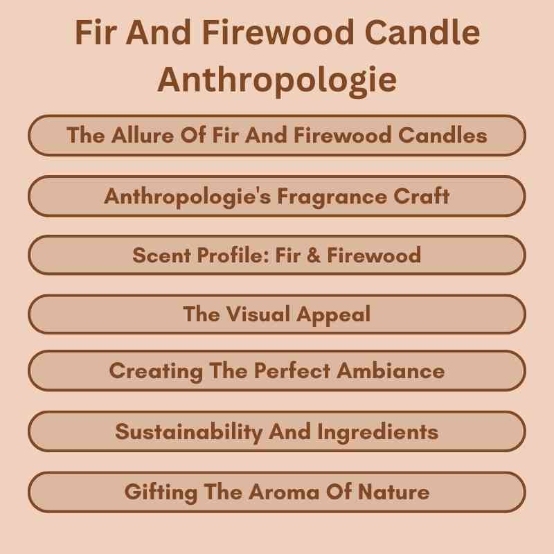 Fir And Firewood Candle Anthropologie