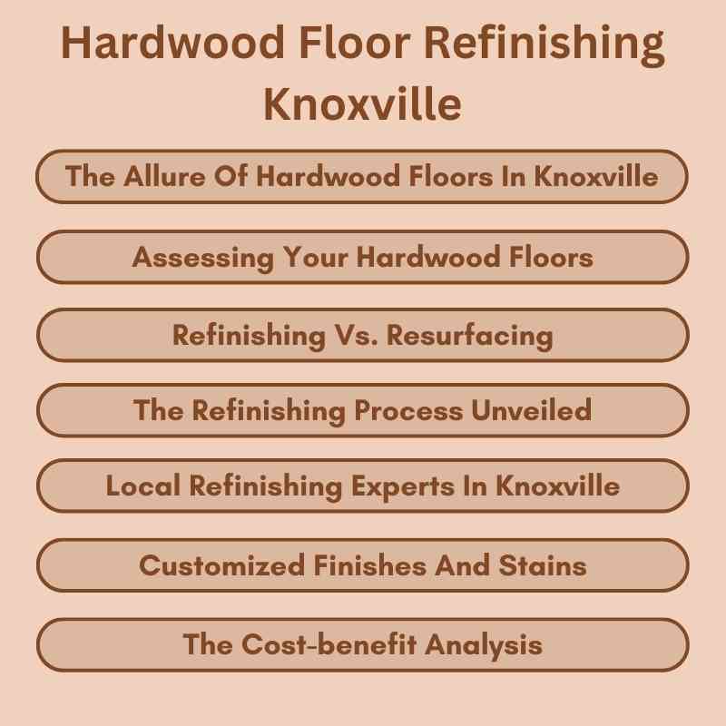 Hardwood Floor Refinishing Knoxville: Stunning Transformations!