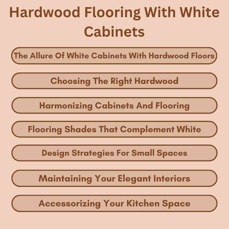 Hardwood Flooring With White Cabinets