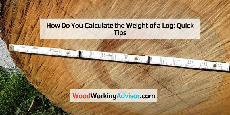 How Do You Calculate the Weight of a Log