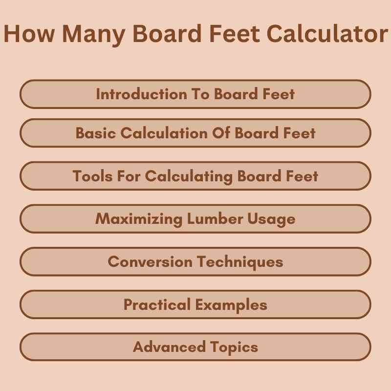 How Many Board Feet Calculator