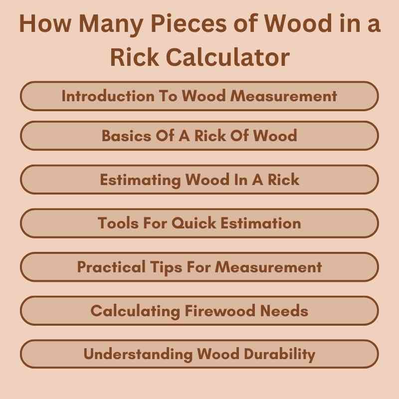 How Many Pieces of Wood in a Rick Calculator