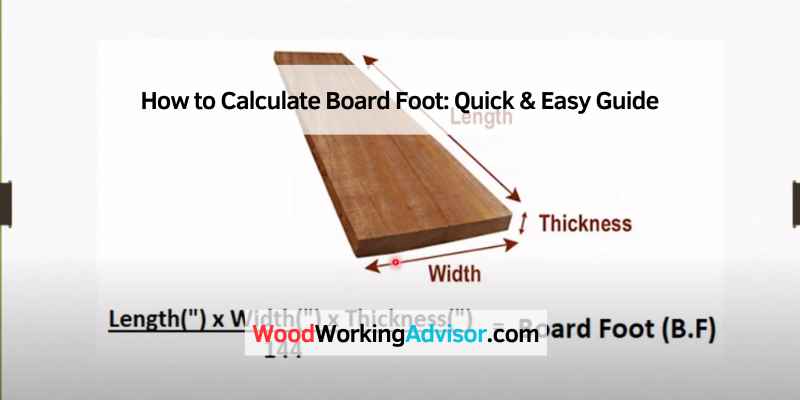 How to Calculate Board Foot