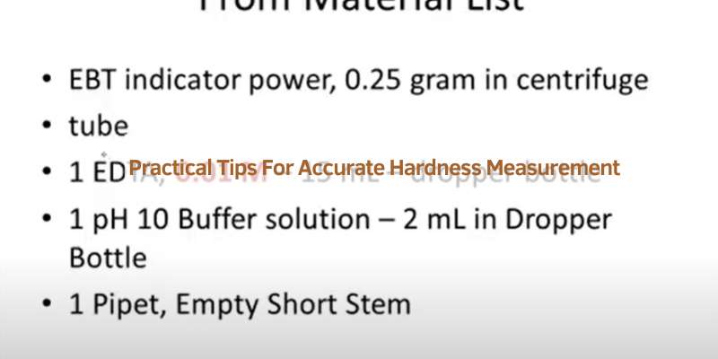 Practical Tips For Accurate Hardness Measurement