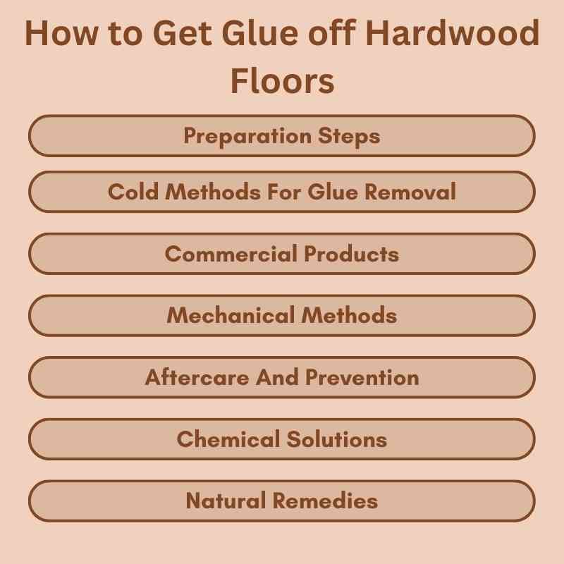 How to Get Glue off Hardwood Floors