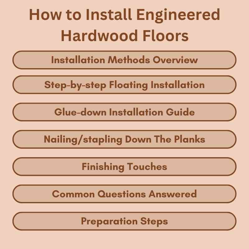 How to Install Engineered Hardwood Floors
