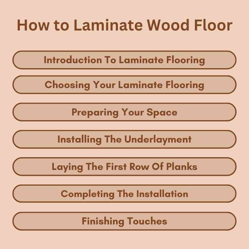 How to Laminate Wood Floor