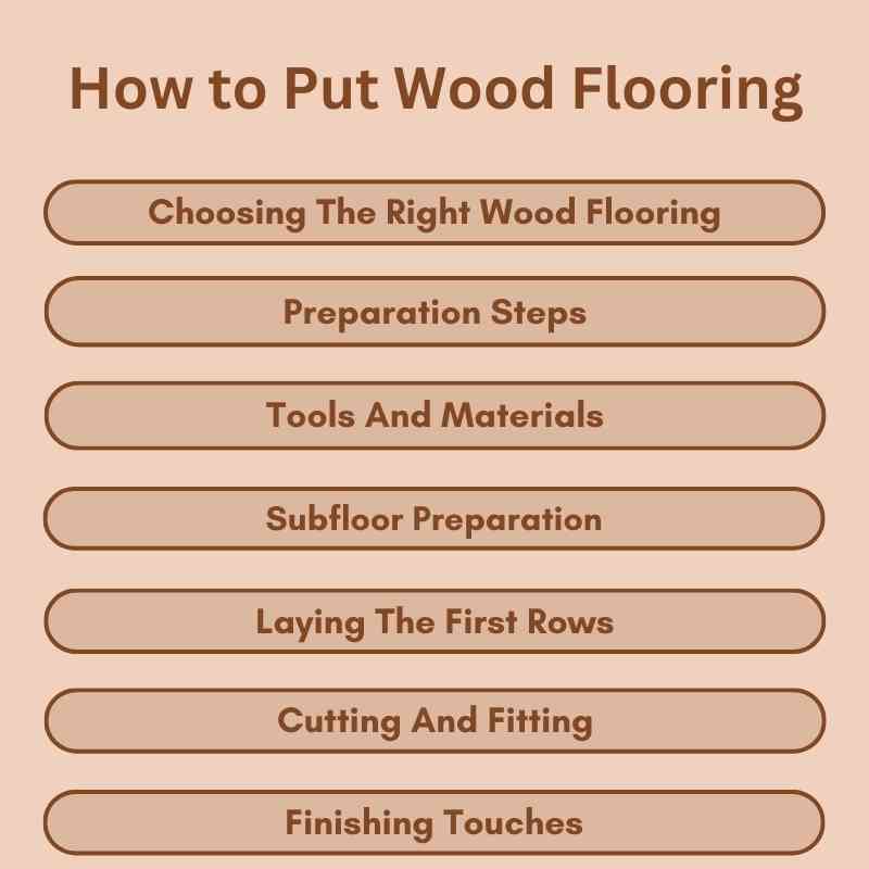 How to Put Wood Flooring