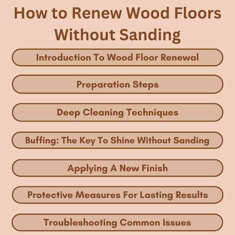 How to Renew Wood Floors Without Sanding