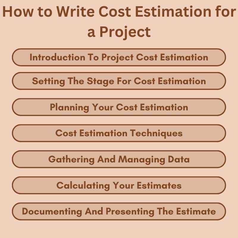 How to Write Cost Estimation for a Project