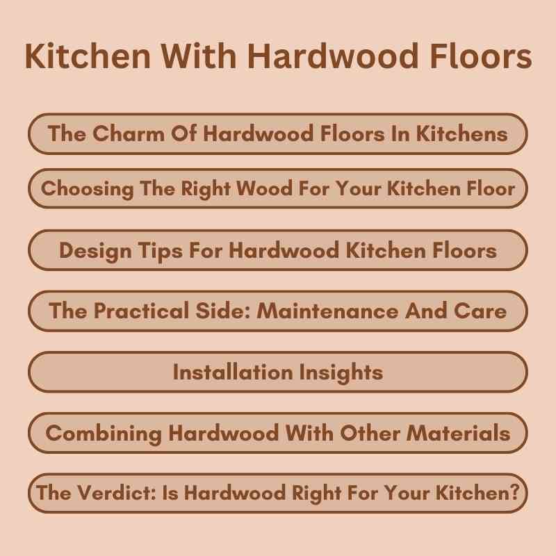 Kitchen With Hardwood Floors