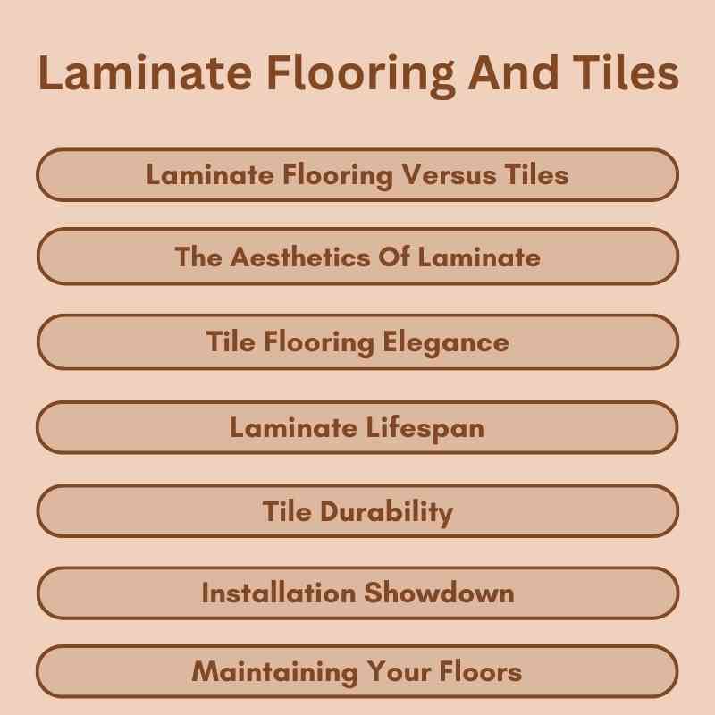 Laminate Flooring And Tiles