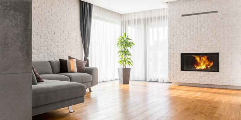 Living Room Corner Wood Burning Stove