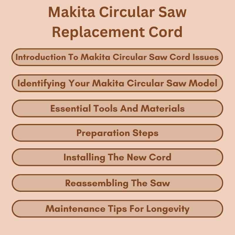 Makita Circular Saw Replacement Cord: Quick Fix Guide