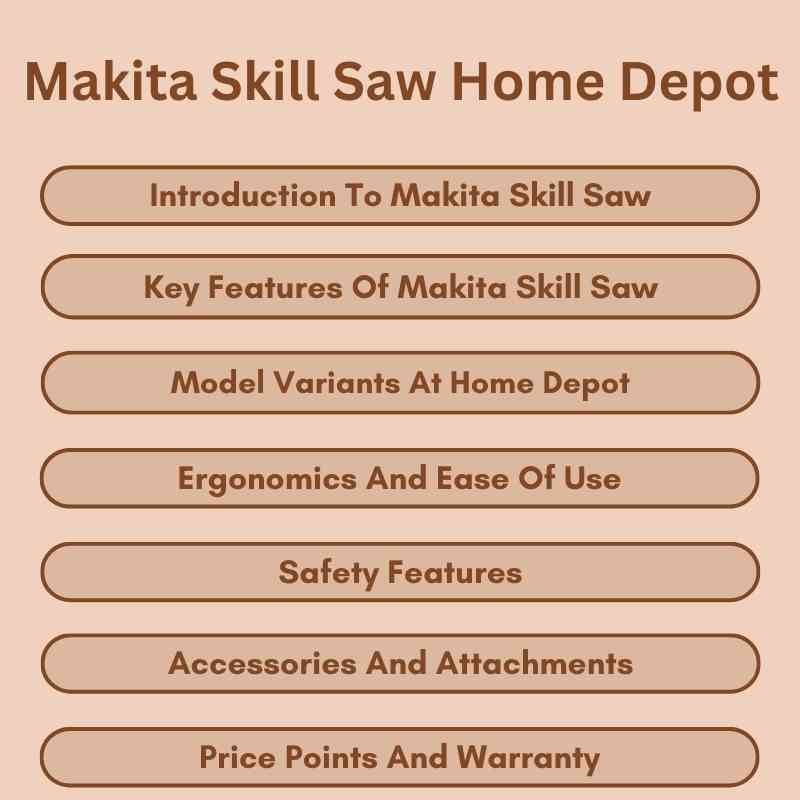 Makita Skill Saw Home Depot