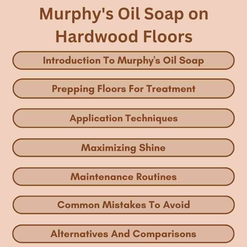 Murphy's Oil Soap on Hardwood Floors