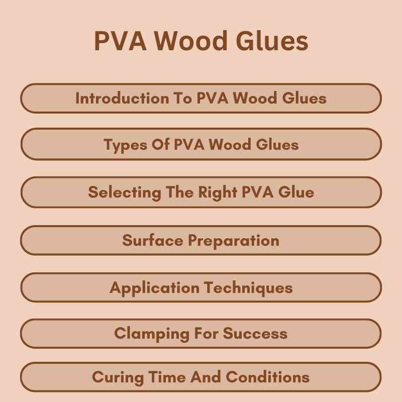 PVA Wood Glues