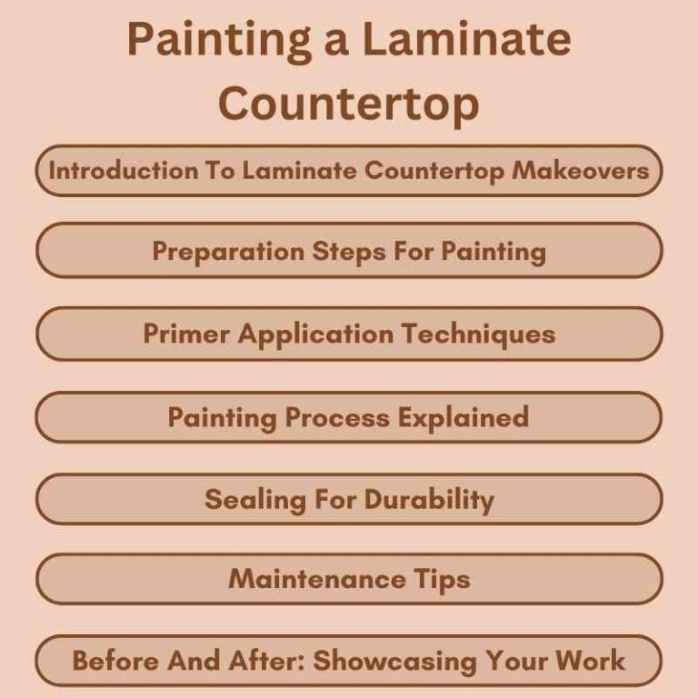 Painting a Laminate Countertop Easy DIY Transformation! Woodworking