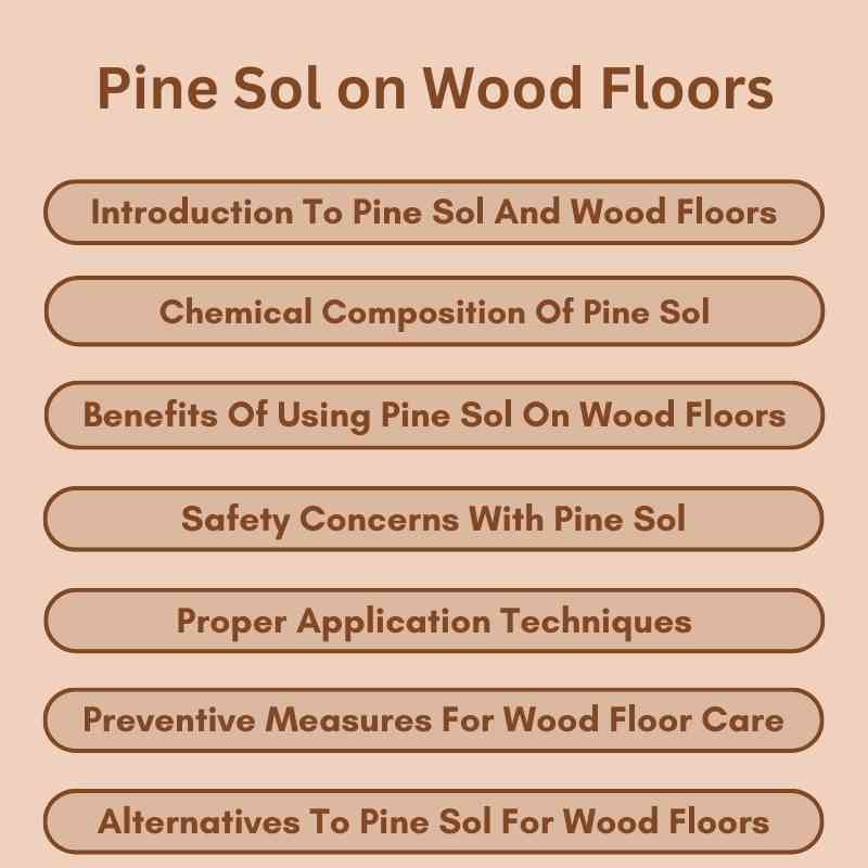 Pine Sol on Wood Floors