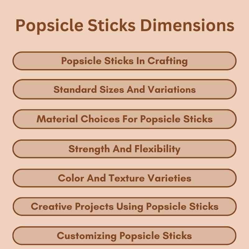 Popsicle Sticks Dimensions Crafting Essentials Revealed Woodworking