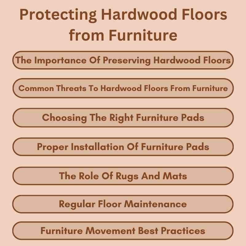 Protecting Hardwood Floors from Furniture