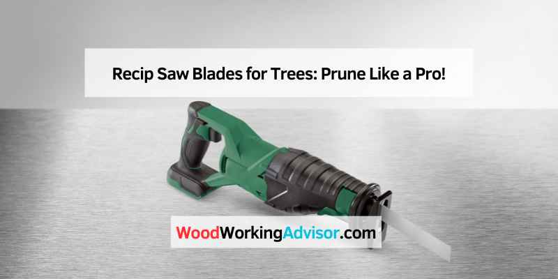 Recip Saw Blades for Trees