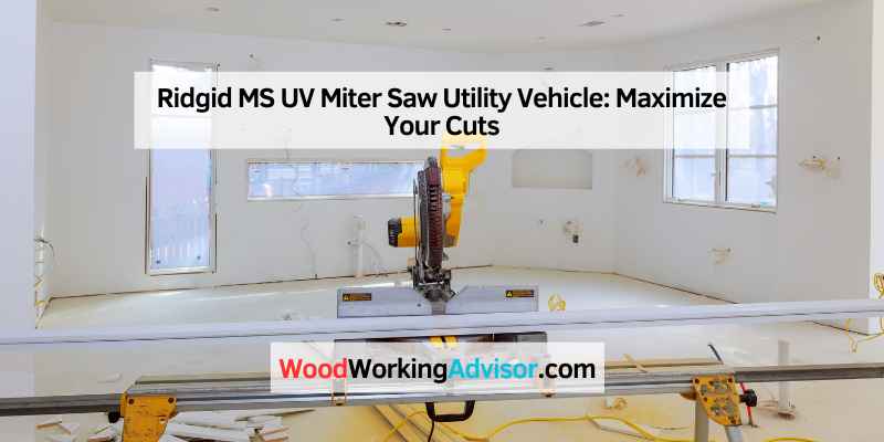 Ridgid MS UV Miter Saw Utility Vehicle