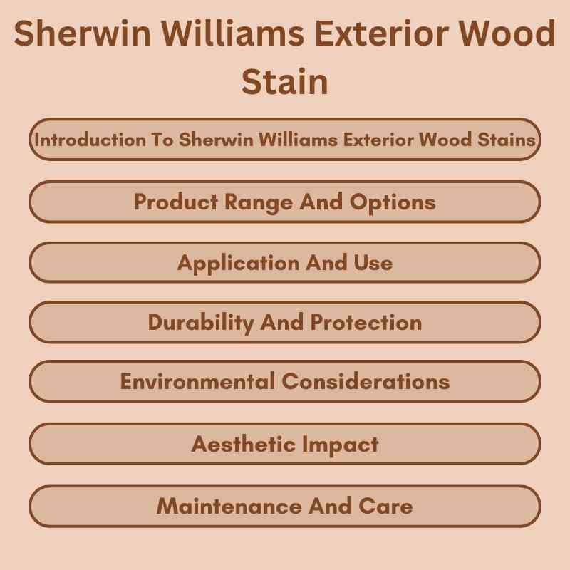 Sherwin Williams Exterior Wood Stain