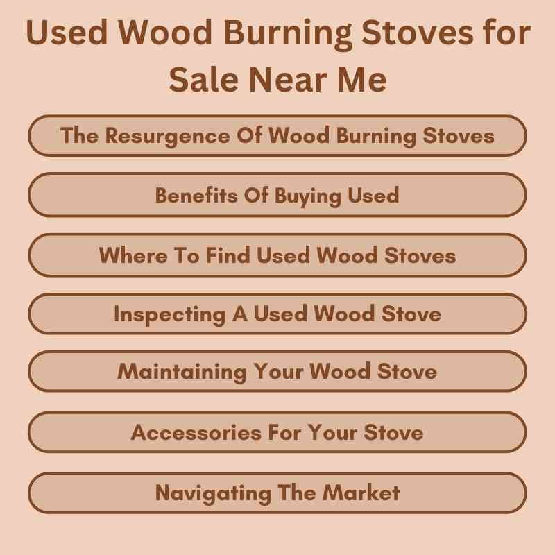 Used Wood Burning Stoves for Sale Near Me