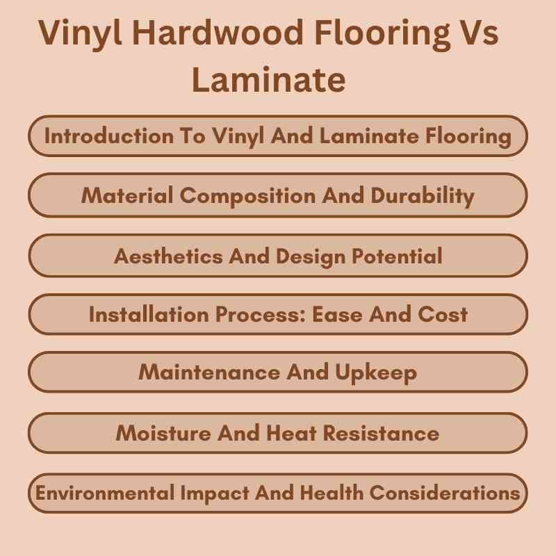 Vinyl Hardwood Flooring Vs Laminate
