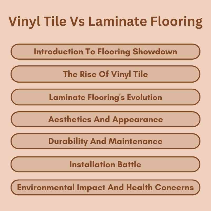 Vinyl Tile Vs Laminate Flooring
