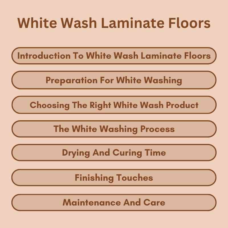 White Wash Laminate Floors