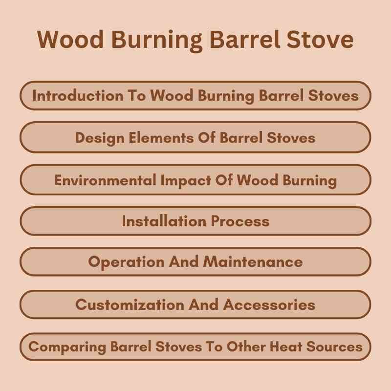 Wood Burning Barrel Stove