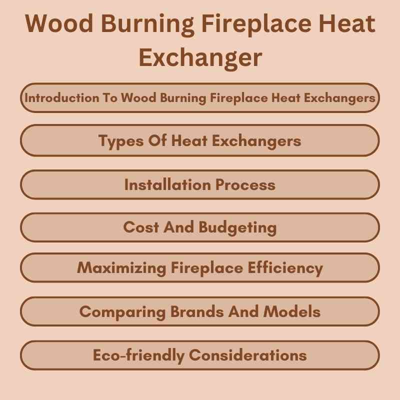 Wood Burning Fireplace Heat Exchanger