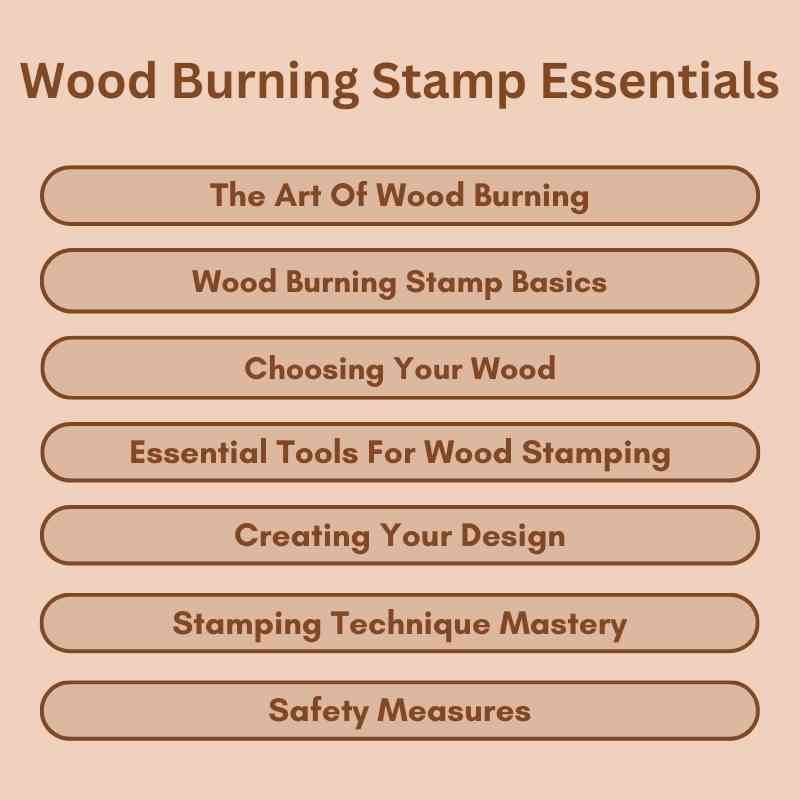 Wood Burning Stamp Essentials