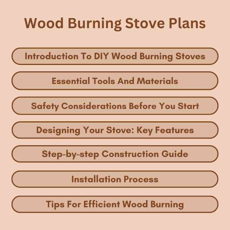 Wood Burning Stove Plans