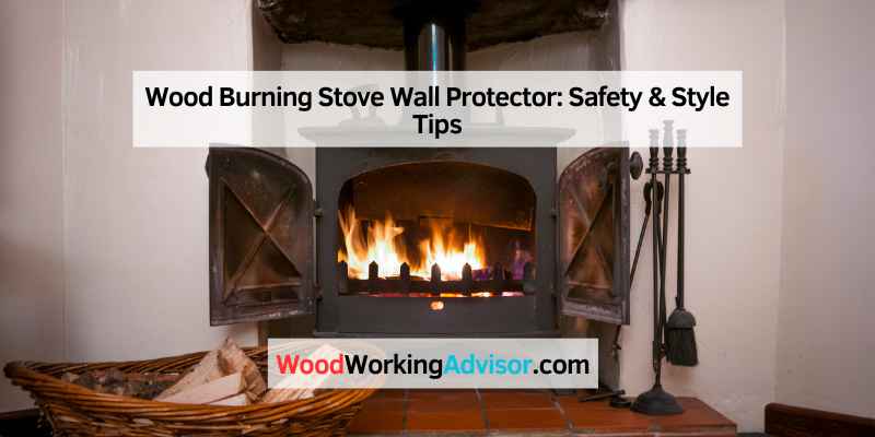 Wood Burning Stove Wall Protector