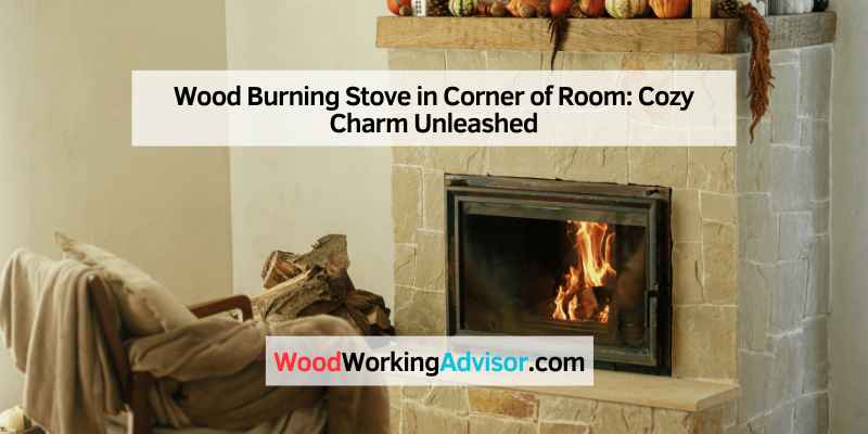 Wood Burning Stove in Corner of Room